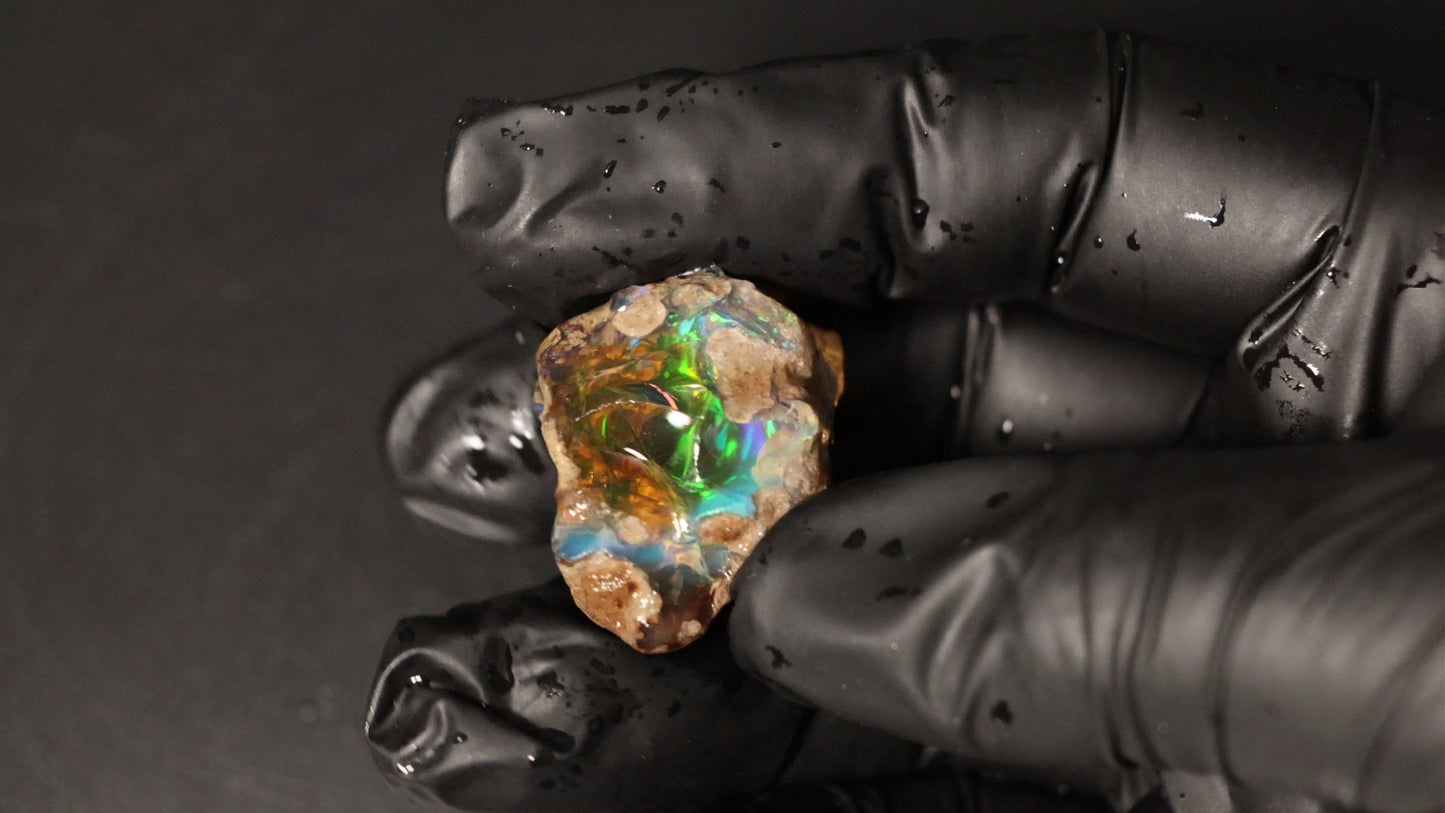 12.24 gm    Ethiopian rough opal